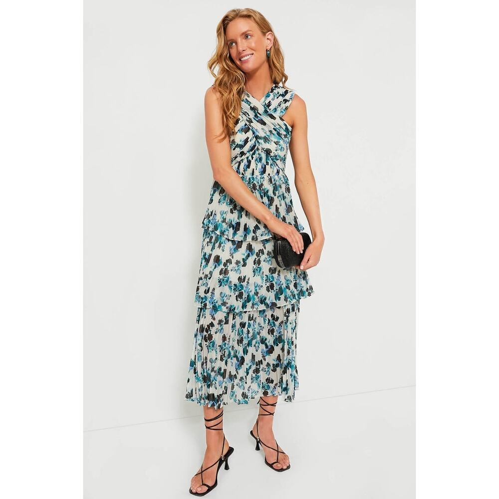 TUCKERNUCK Budding Bluebell Gwen Dress Size L NWT Retail $368 Tuckernuck - Picture 6 of 8